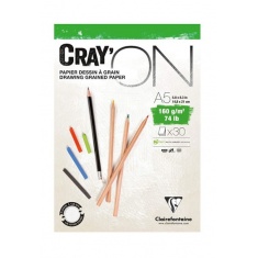 BLOK CLAIREFONTAINE CRAY'ON A5 30 ARK. 160G