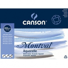 CANSON MONTVAL COLD PRESSED (drobnoziarnisty) 300G 24X32 15 ARK. 100% CELULOZA