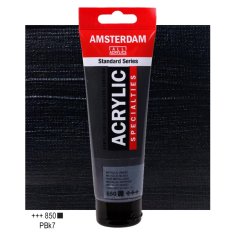 Farba akrylowa TALENS AMSTERDAM 120 ml  850 - METALLIC BLACK