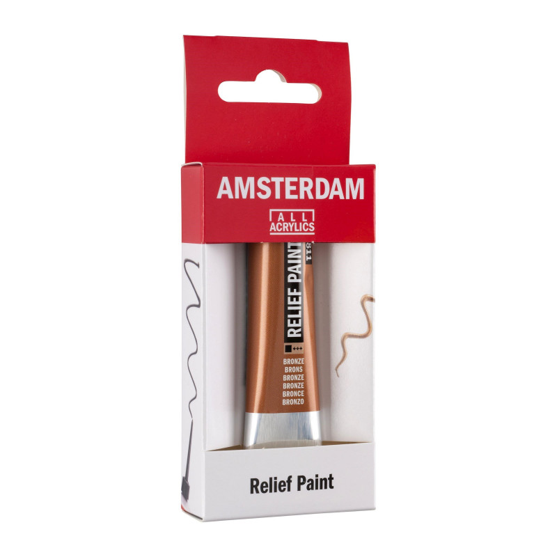 AMSTERDAM RELIEF PAINT 20ML 811 BRONZE