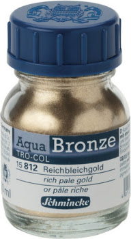 AQUA-BRONZE Schmincke 20 ml RICH PALE GOLD