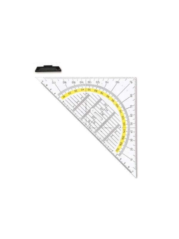 ARDA Ekierka GEO 45° 25cm z odłączanym uchwytem