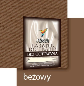 REKOL BARWNIK DO TKANIN 15 g BEZ GOTOWANIA BEŻOWY
