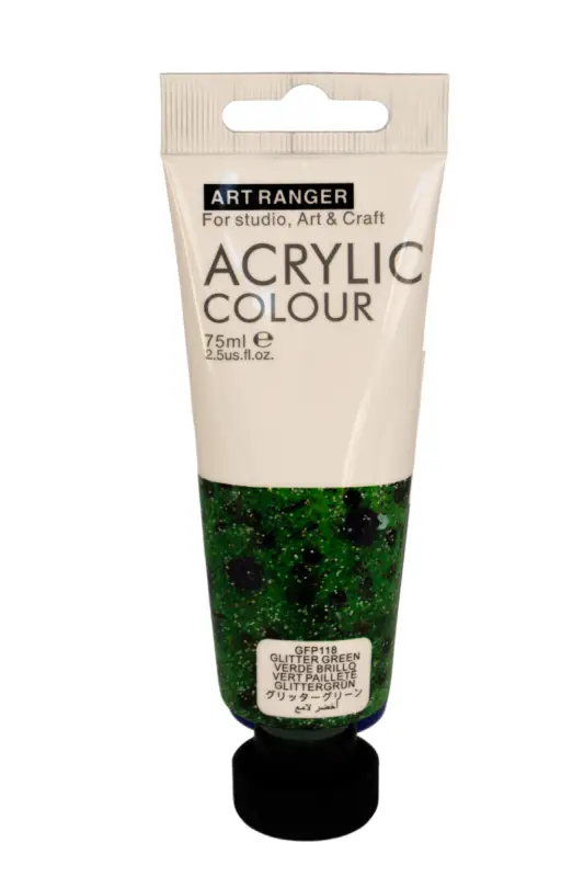 ART RANGERS ACRYLIC 75 ML - GLITTER GREEN