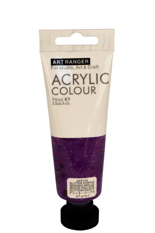 ART RANGERS ACRYLIC 75 ML - GLITTER PURPLE