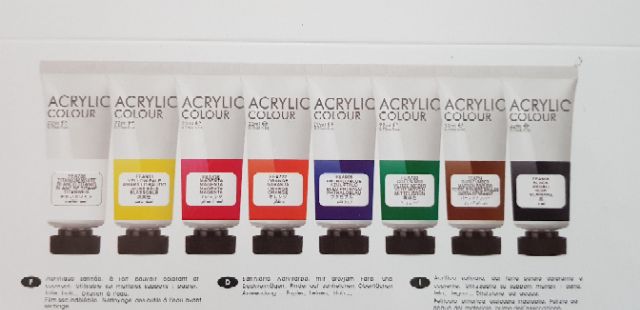 ART RANGERS FARBY AKRYLOWE W KOLORACH PODSTAWOWYCH SET 8 x 22 ml