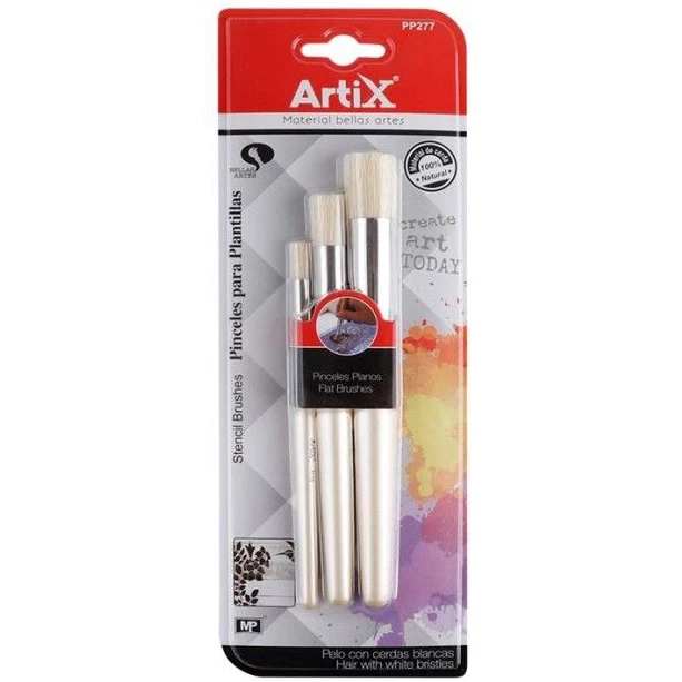 ARTIX ZESTAW PĘDZLI DO TAPOWANIA 3 SZT. SZCZECINA