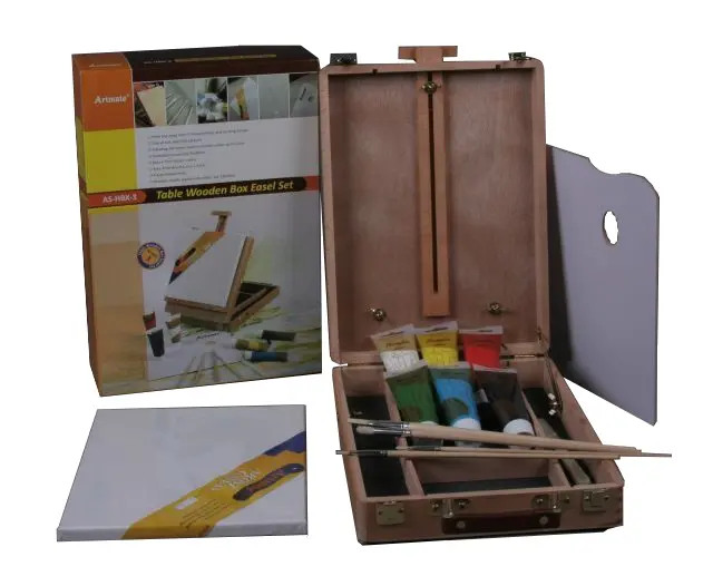 ARTMATE ZESTAW MALARSKI Z FARBAMI AKRYLOWYMI HBX-3 9 ELEMENTÓW