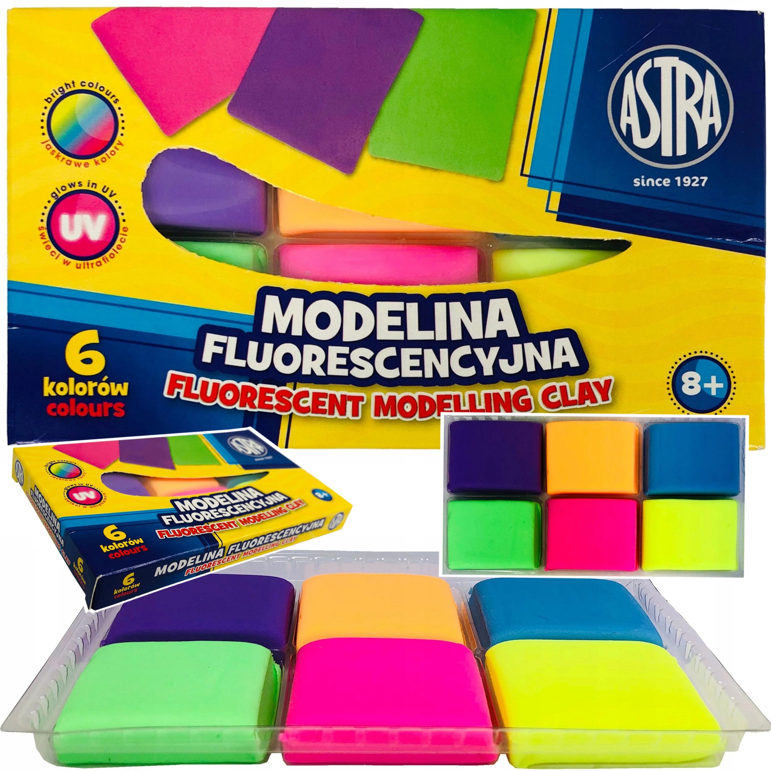 ASTRA Modelina fluorescencyjna 6 kol