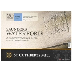 SAUNDERS WATERFORD COLD PRESSED (drobnoziarnisty) 23X31 300G 20 ARK. 100% BAWEŁNA