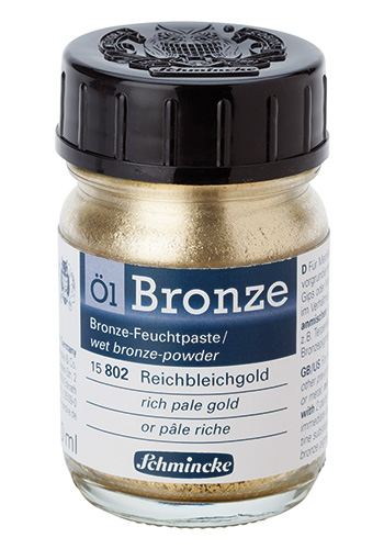 BRONZE Schmincke 50ml rich pale gold