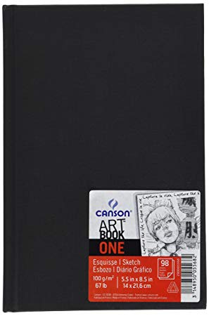 CANSON ARTBOOK ONE 14X21,6 100G 98K twarda oprawa