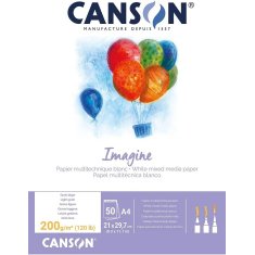 CANSON BLOK MIX MEDIA IMAGINE A4 200G 50 ARKUSZY