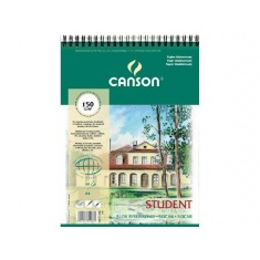 CANSON STUDENT BLOK RYSUNKOWY FAKTUROWANY A5 150G 50A NA SPIRALI