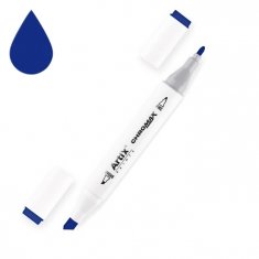 Chromax Marker z podwójną końcówką 71 Cobalt Blue