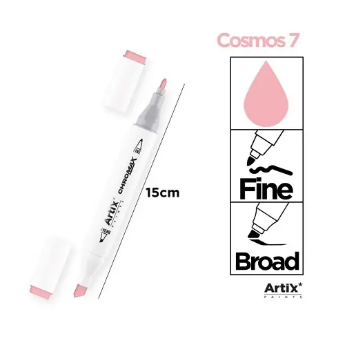 Chromax Marker z podwójną końcówką 07 Cosmos