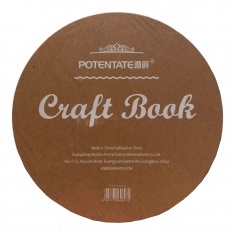 Circular kraft pad, koło, śr. 250mm, 200 g, 30 ark. POTENTATE