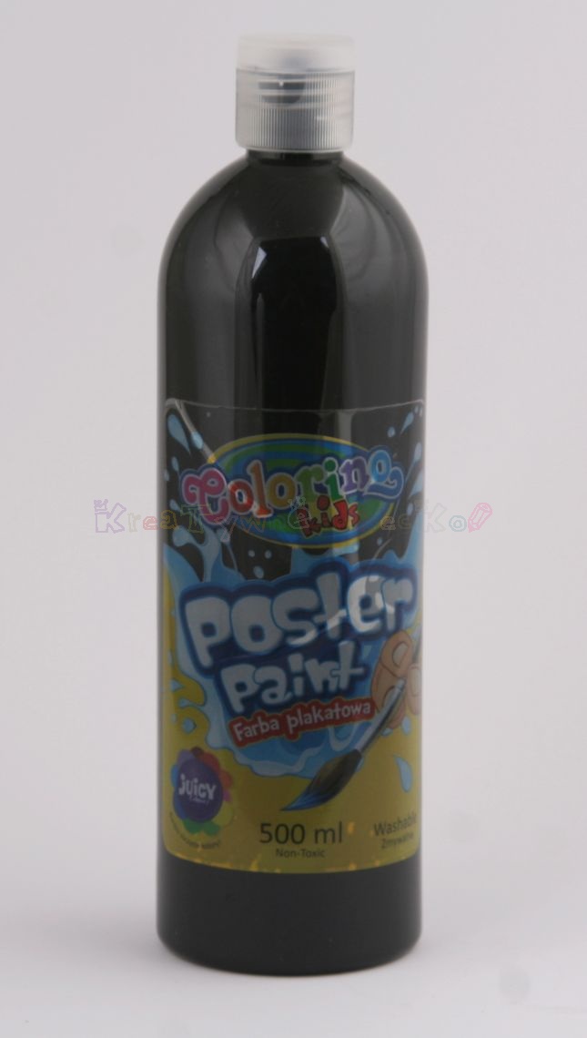 COLORINO Farba plakatowa 500ml - czarna