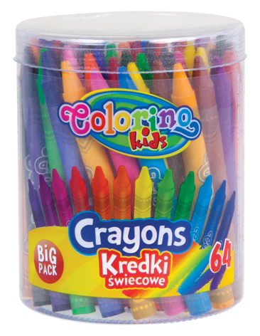COLORINO KREDKI ŚWIECOWE 64 SZT.