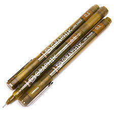 DERWENT CIENKOPISY GRAPHIK LINE MARKER SEPIA 3 SZT.