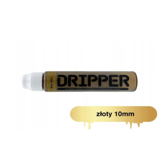 DOPE DRIPPER 10mm GOLD - marker z farbą