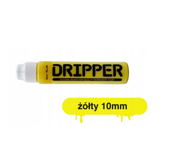 DOPE DRIPPER 10mm YELLOW - marker z farbą