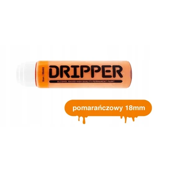 DOPE DRIPPER 18mm ORANGE - marker z farbą