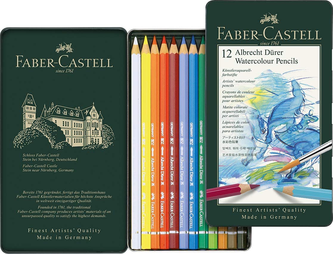 Faber-Castell A.Durer kredki akwarelowe komplet 12 kolorów