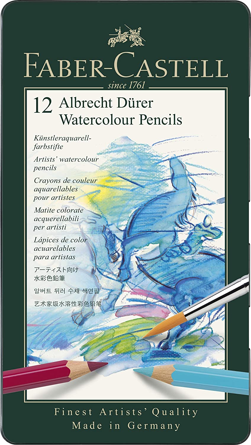 Faber-Castell A.Durer kredki akwarelowe komplet 12 kolorów