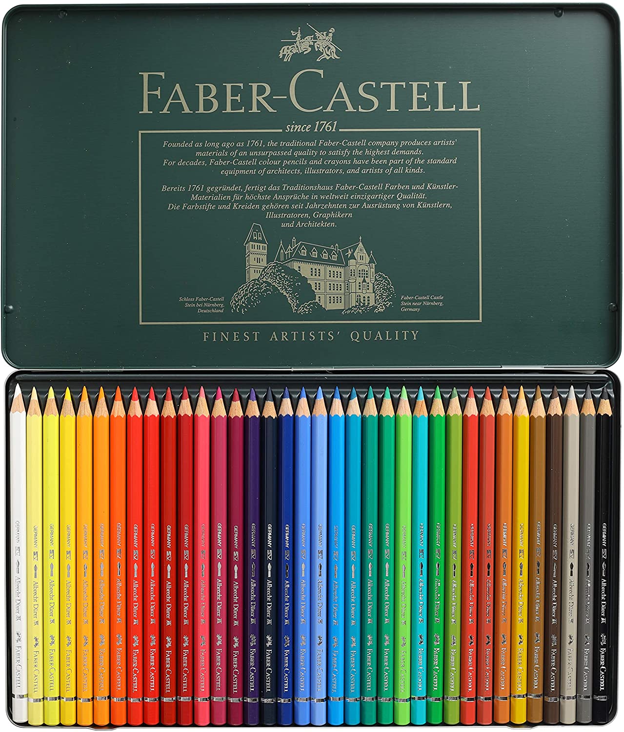 Faber-Castell A.Durer kredki akwarelowe komplet 36 kolorów