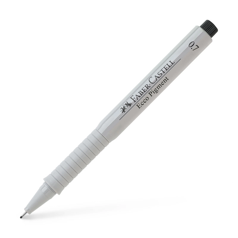 FABER CASTELL ECCO PIGMENT CIENKOPIS 0,7 czarny - cienkopis z tuszem