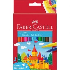 Faber-Castell FLAMASTRY ZAMEK 12 SZT.