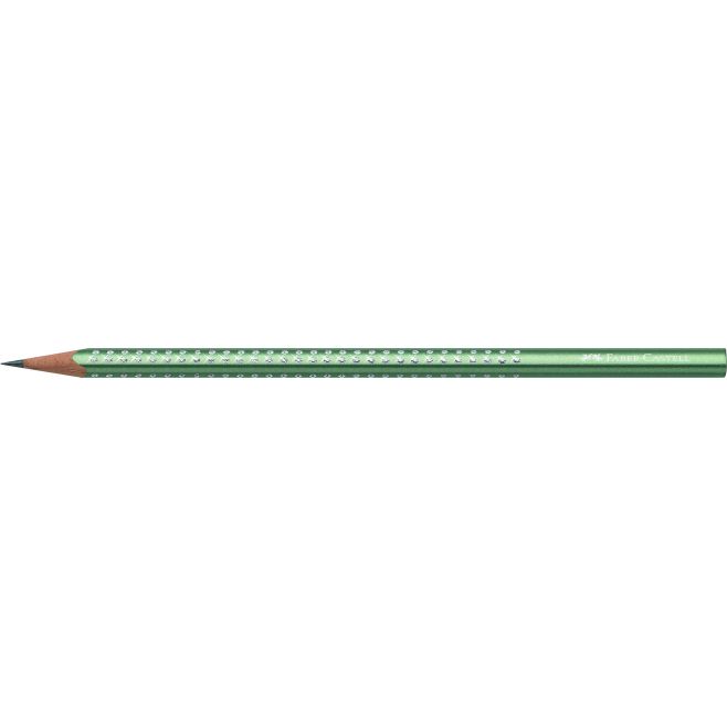 Faber-Castell ołówek trójkątny Sparkle Metallic - zielony