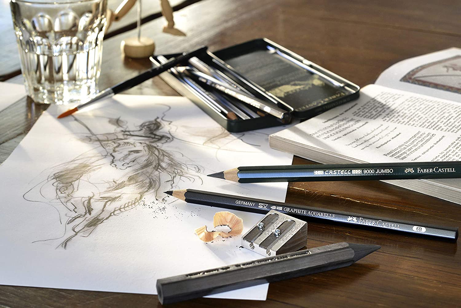 FABER-CASTELL PITT GRAPHITE SET - ZESTAW ARTYSTYCZNY 11 SZT.