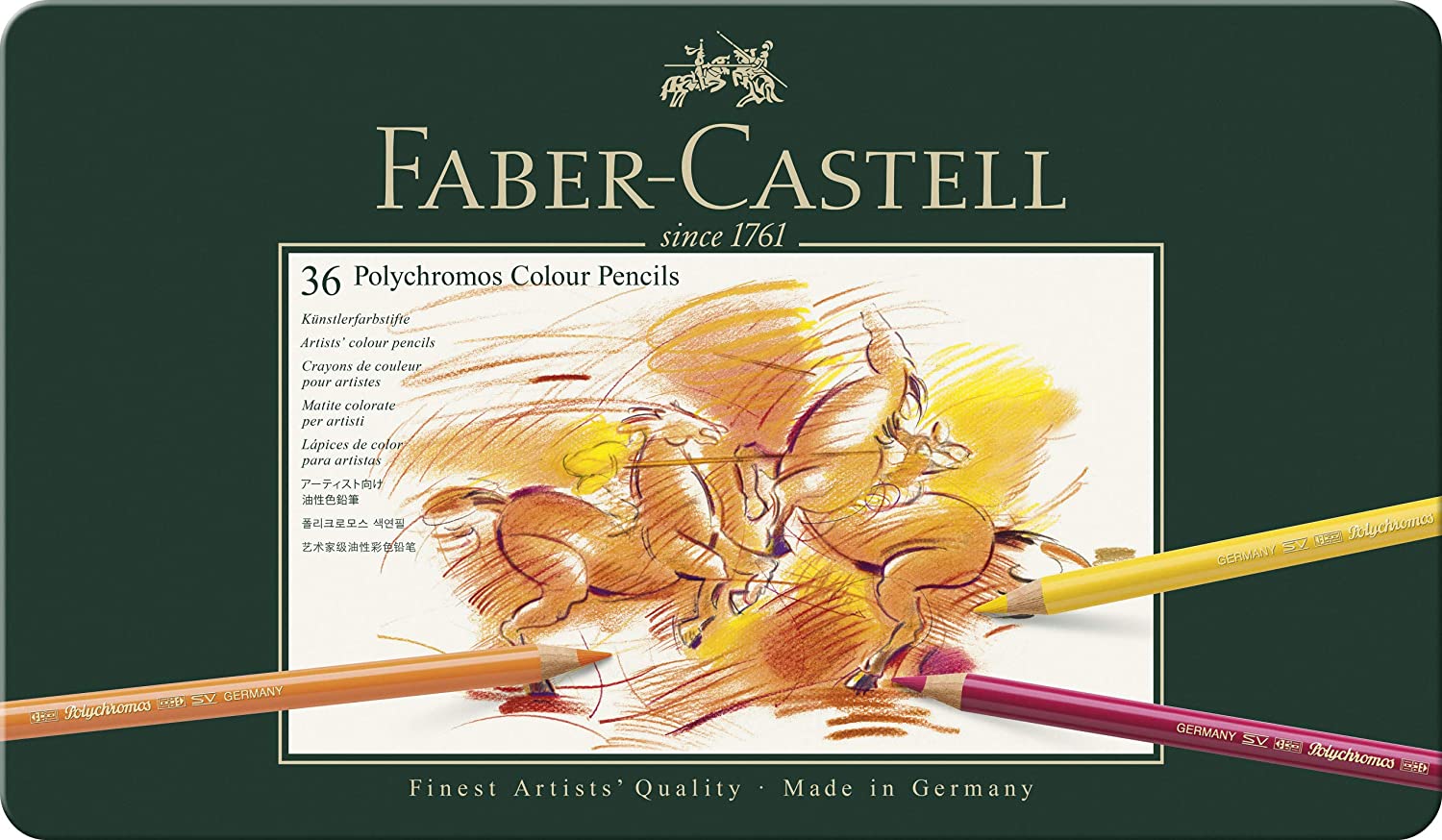 Faber-Castell Polychromos Kredki zestaw 36 kolorów