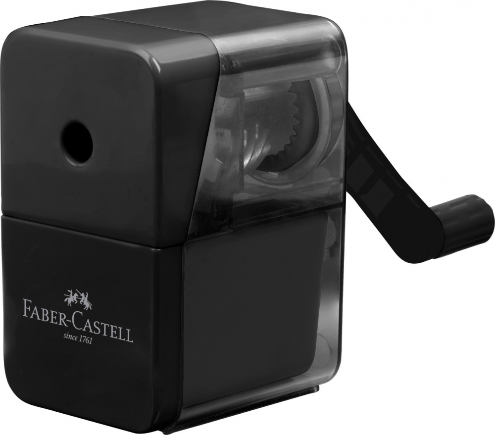 FABER-CASTELL TEMPERÓWKA NA KORBKĘ CZARNA