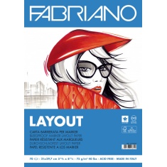 FABRIANO BLOK LAYOUT DO MARKERÓW 75G 21X29,7 70A