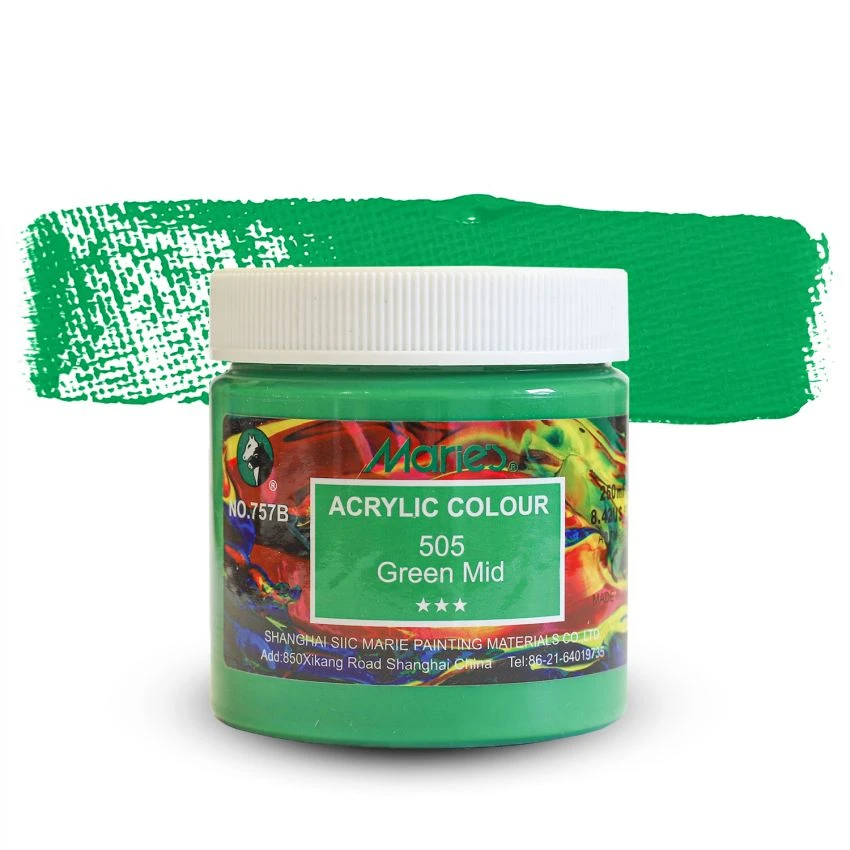 FARBA AKRYLOWA 250ml MARIE`S 505 GREEN MID