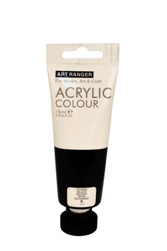Farba akrylowa ART RANGERS ACRYLIC 75 ML - BLACK