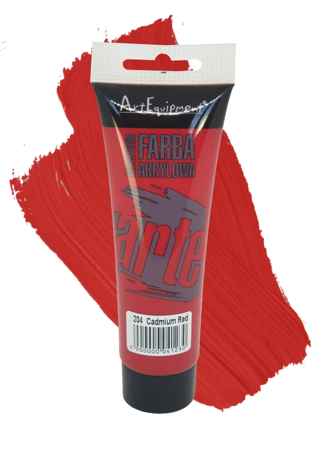 Farba akrylowa ARTEQUIPMENT 100 ml - 204 RED CADMIUM