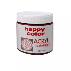 Farba akrylowa HAPPY COLOR słój 250ml - 07 BROWN