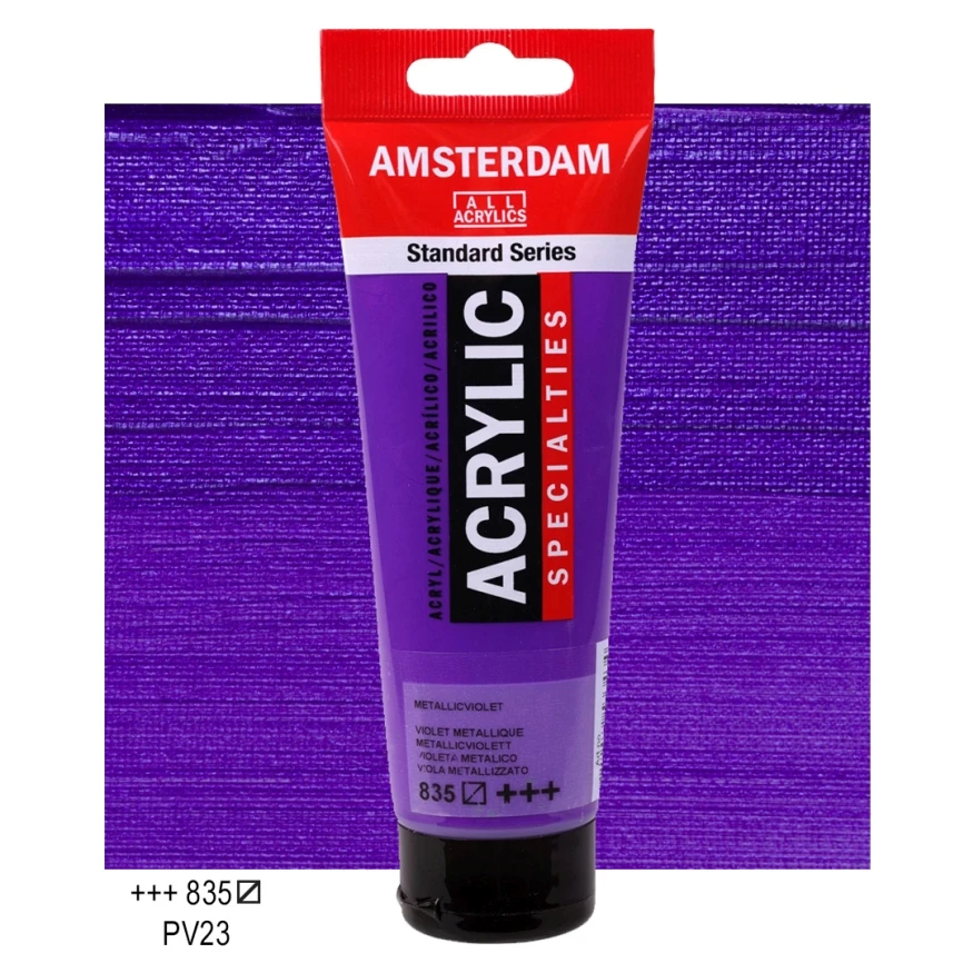 Farba akrylowa TALENS AMSTERDAM 120 ml 835 - METALLIC VIOLET