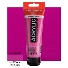 Farba akrylowa TALENS AMSTERDAM 120ml 577 - PERMANENT RED VIOLET LIGHT