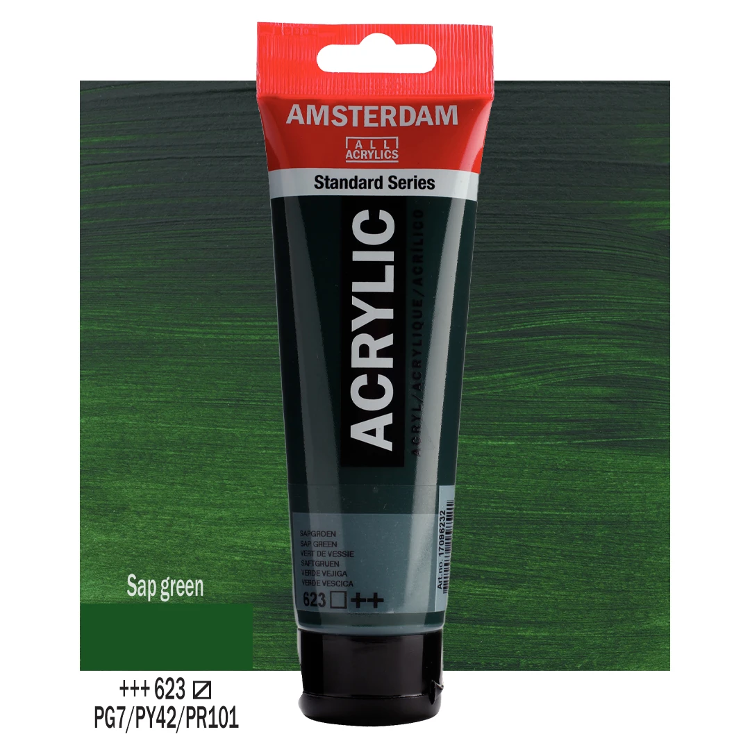 Farba akrylowa TALENS AMSTERDAM 120ml 623 - SAP GREEN