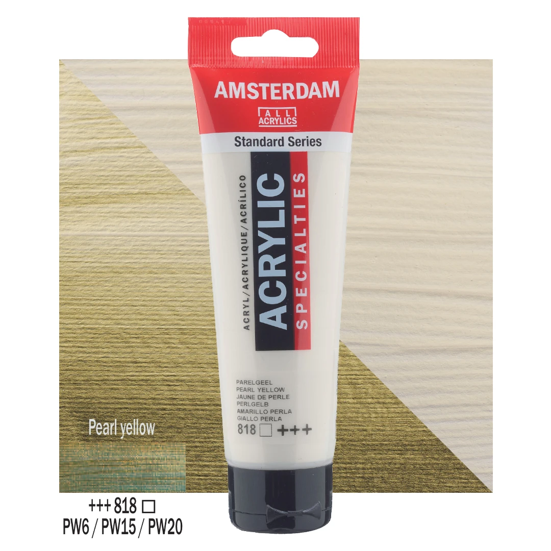 Farba akrylowa TALENS SPECIALITIES AMSTERDAM 120ml 818 - PEARL YELLOW