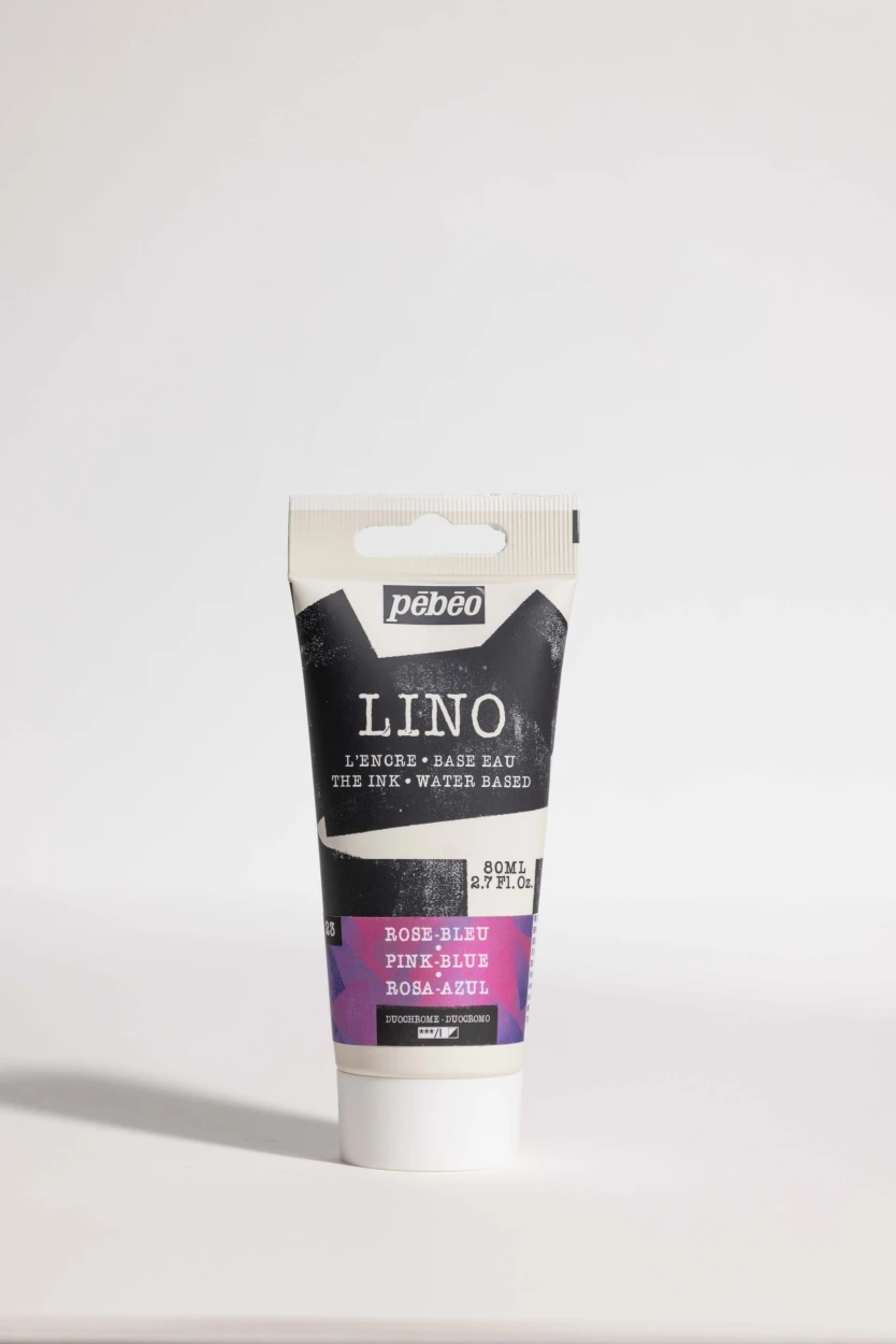 FARBA DO LINORYTU PEBEO LINO DUOCHROME PINK-BLUE 80 ML
