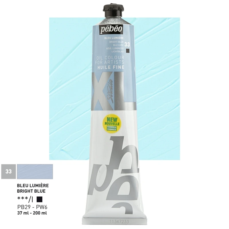 Farba Olejna Pebeo XL Fine Oil 200ml 33 Bright Blue