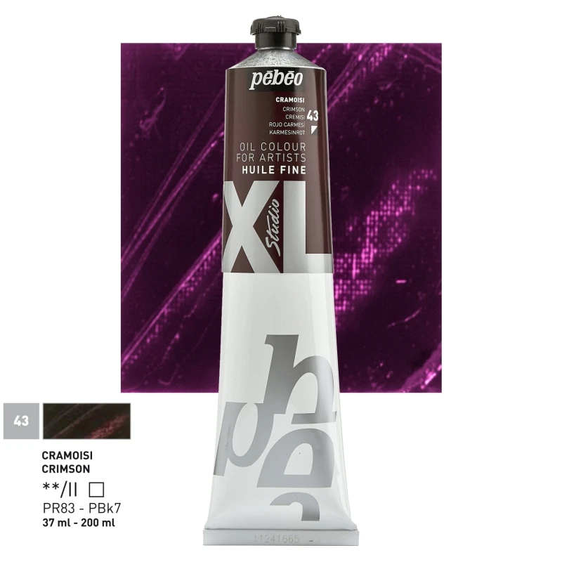 Farba Olejna Pebeo XL Fine Oil 200ml 43 Crimson