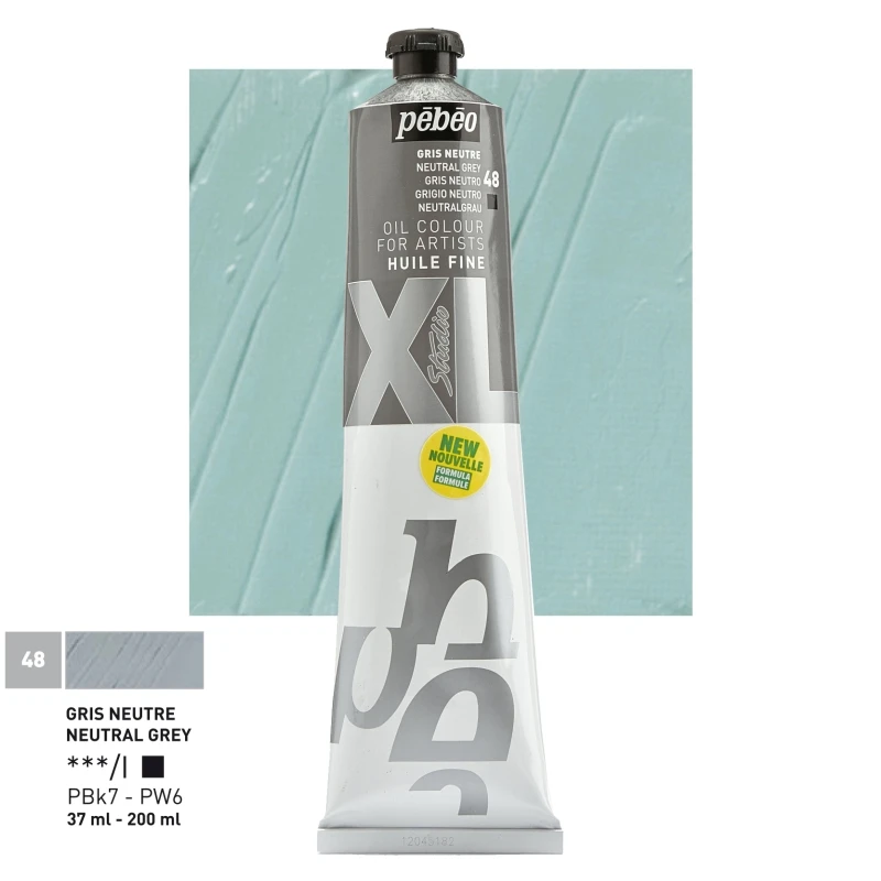 Farba Olejna Pebeo XL Fine Oil 200ml 48 Neutral Grey