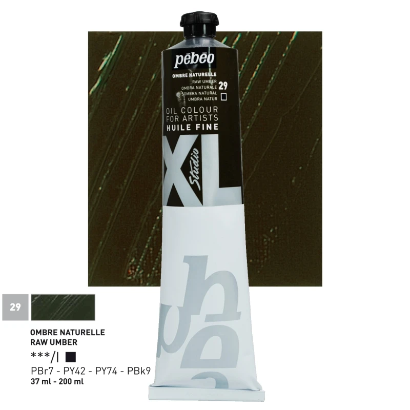 Farba Olejna Pebeo XL Fine Oil 200ml 29 Raw Umber